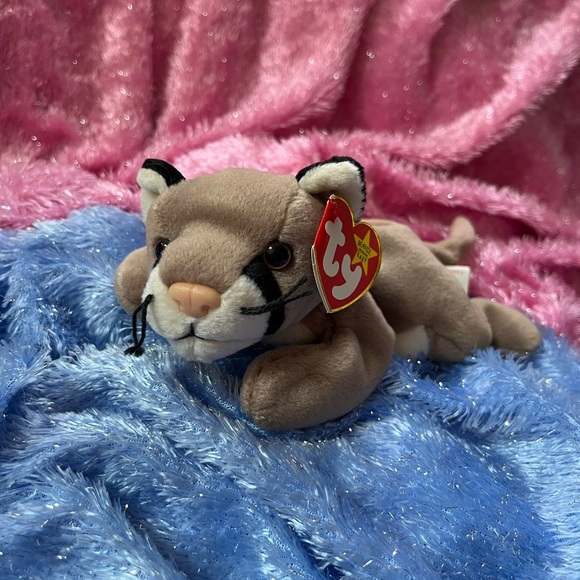 🎁 4/$25🎁 Canyon Beanie Baby the Cougar - Picture 11 of 12